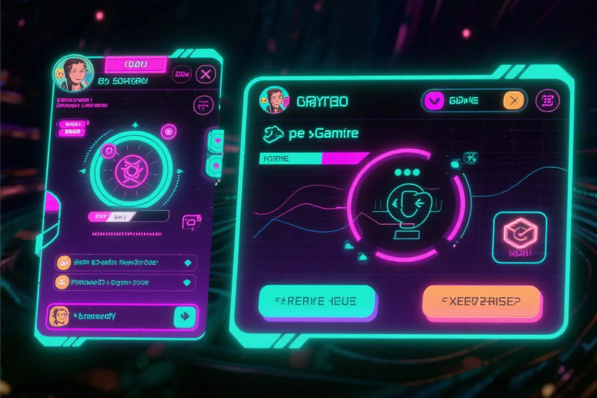 转轴类玩法动效与界面示意